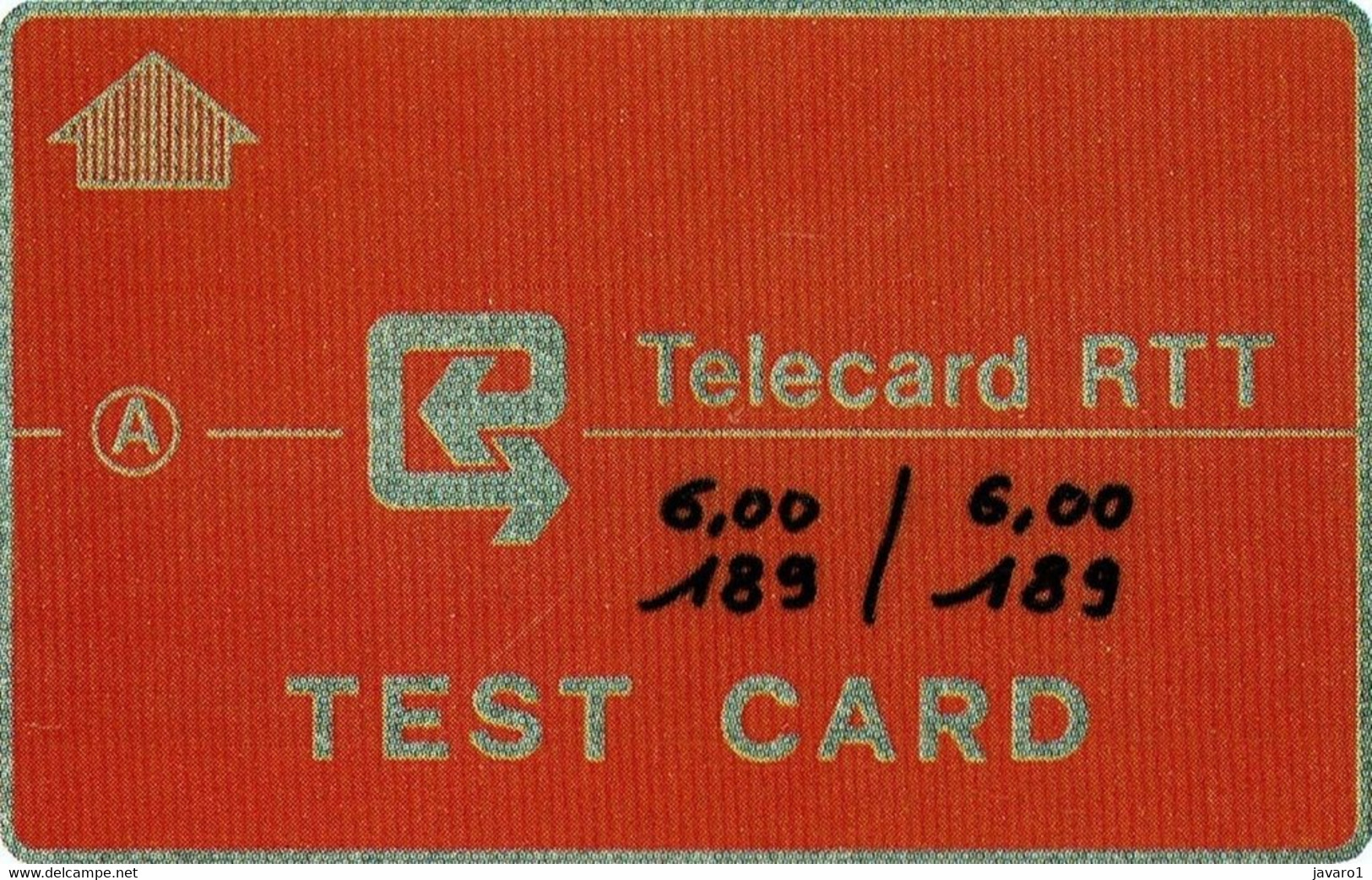 TESTCARD : TE01 T1 'TEST CARD' 17str ( Batch: 514144) MINT - Dienst & Test