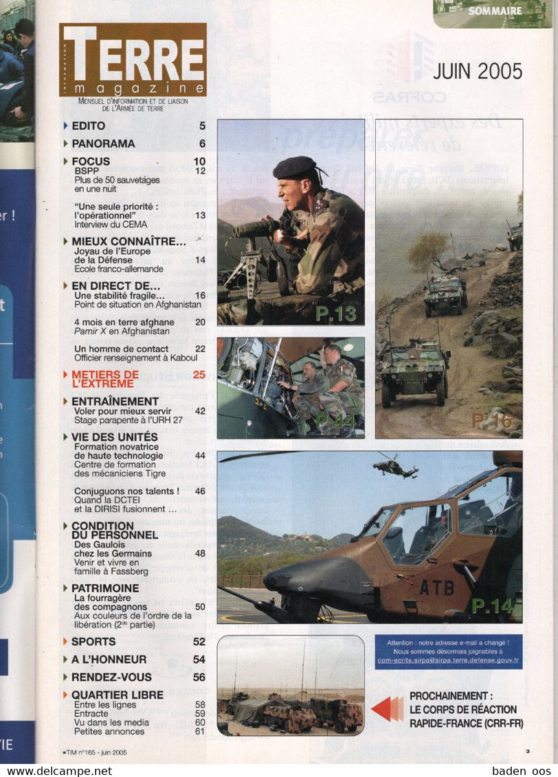 Terre Magazine 165 - Französisch