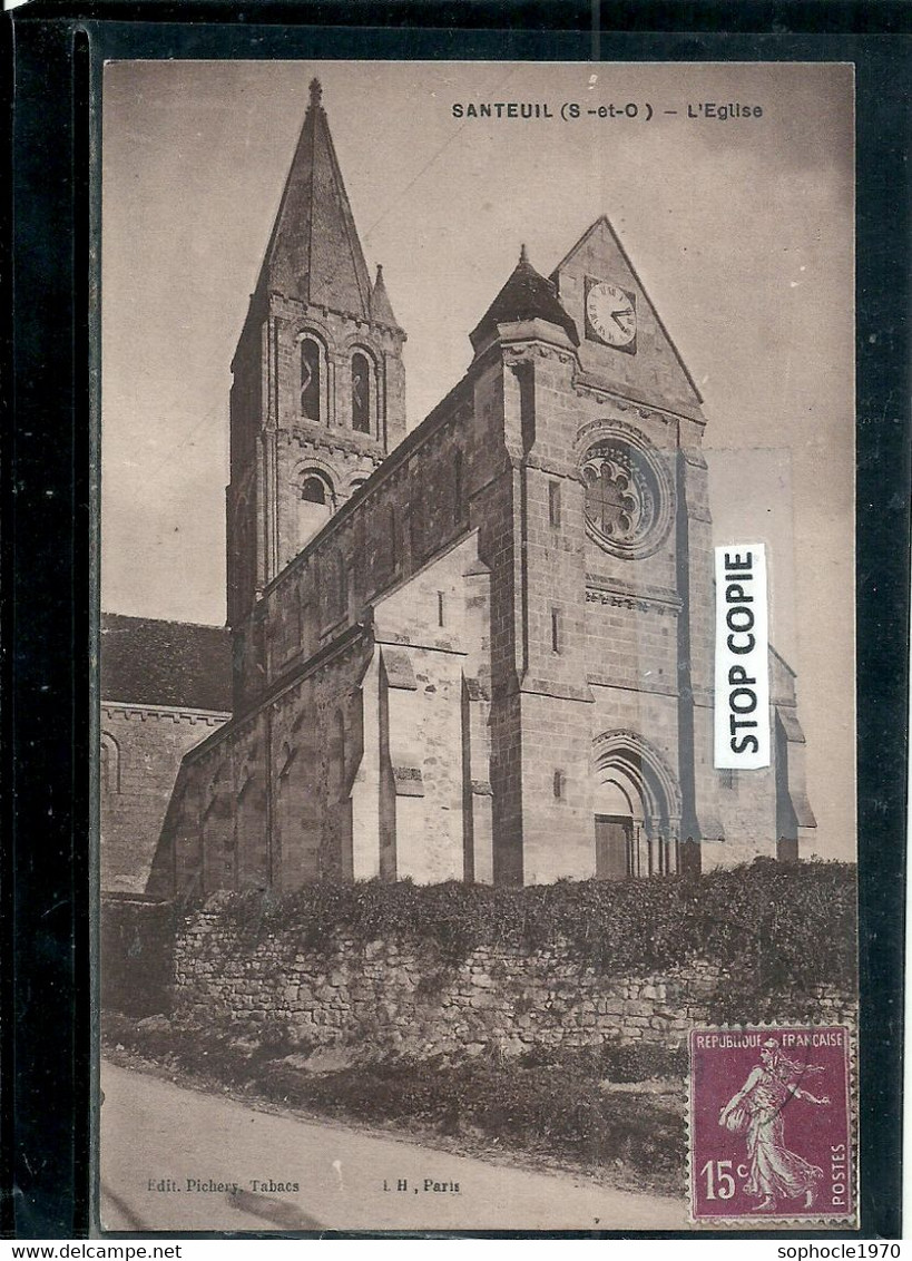 07 - 2022 - SDV366 - VAL D'OISE - 95 -  SANTEUIL - L'église - Santeuil