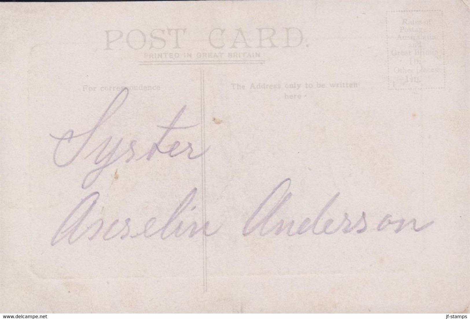 1910. Western Australia. POST CARD With Picture: GROUP OF WEST AUSTRALIAN NATIVES.   - JF431648 - Brieven En Documenten