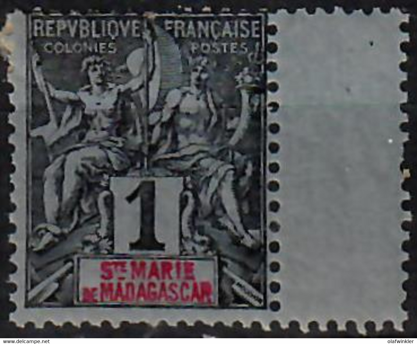 1894 Allégorie 1 C. YT 1 / Sc 1 / Mi 1 Neuf Avec Charniere / MH / Ungebraucht [mu] - Neufs