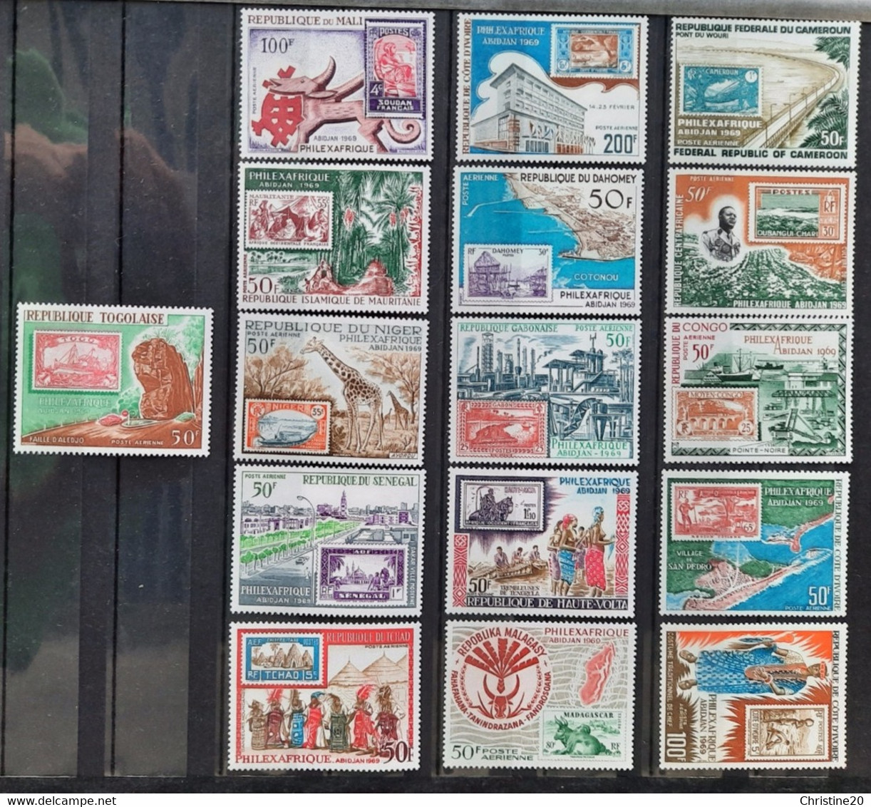 Grandes Séries Coloniales 1968/69 Exposition Philatélique à Abidjan, 16 Valeurs  **TB Cote 77,70€ - Ohne Zuordnung