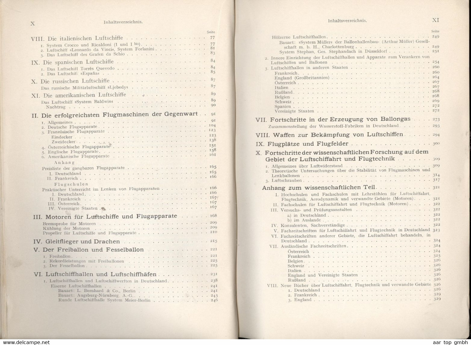 DE, Jahrbuch über Die Fortschritte Auf Allen Gebieten Der Lufftschiffahrt 1911 A.Vorreiter 507S. 1317Gr.Original Gebr. - Autres & Non Classés