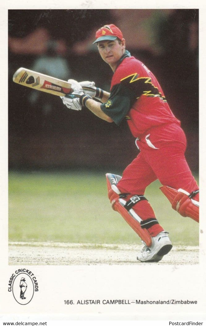 Alastair Campbell Matabeleland Zimbabwe Cricketer Cricket Postcard - Cricket