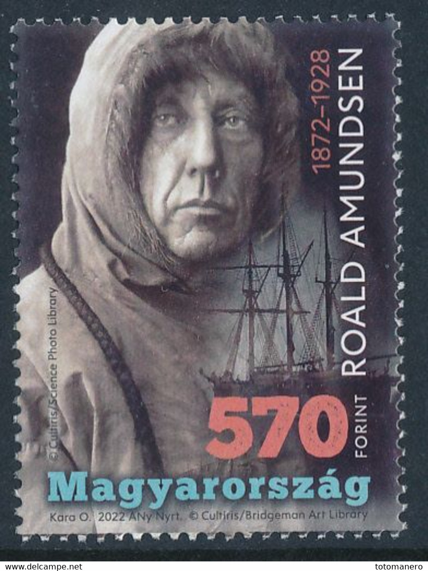 HUNGARY/Ungarn 2022 ROALD AMUNDSEN Was Born 150 Years Ago ** - Neufs