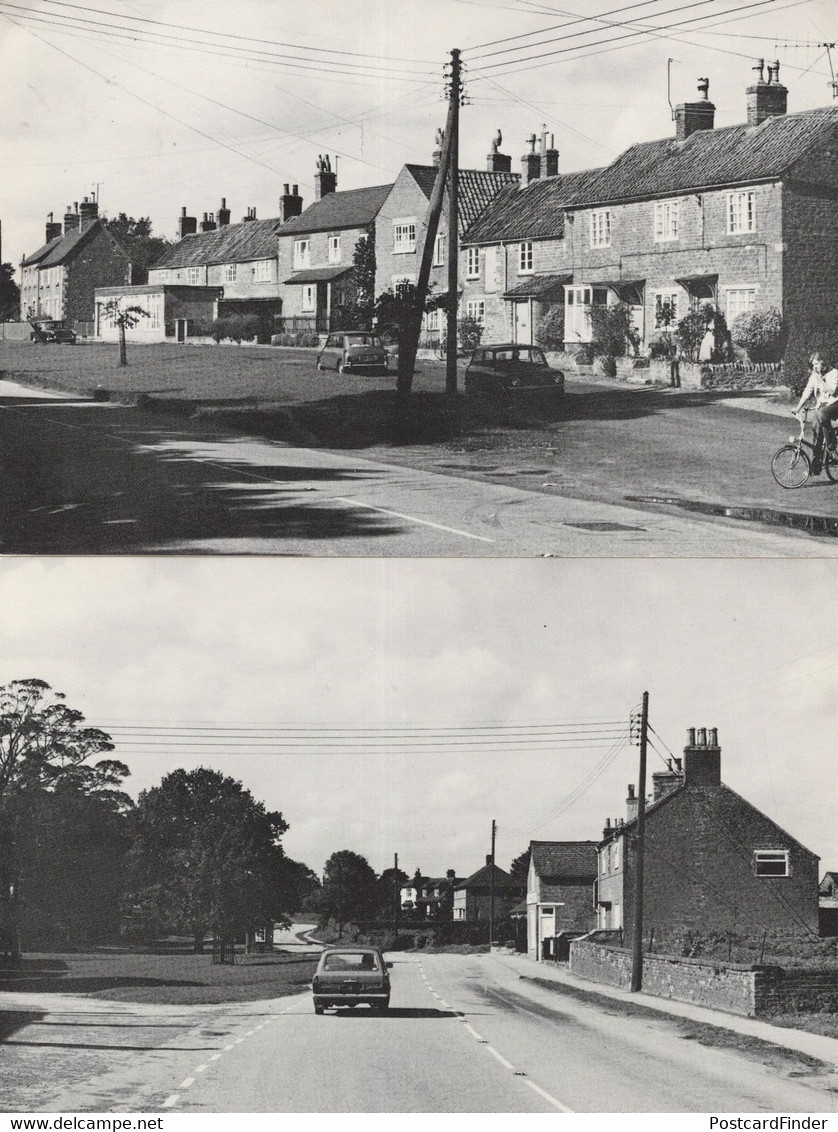 Wymondham Leicester Main Street Bicycles 2x RPC Postcard S - Other & Unclassified