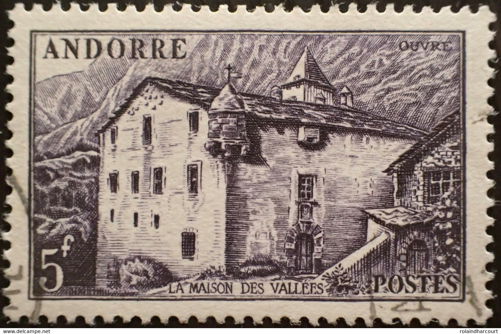 X529 - 1948/1951 - ANDORRE FRANÇAIS - N°124 ☉ - Gebraucht