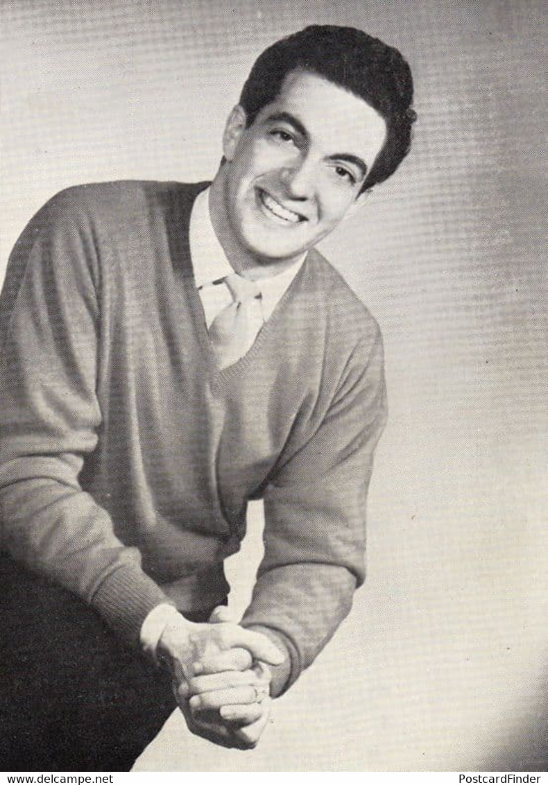 Frankie Vaughan 1950s Fan Club Official Antique Early Career Member Photo Card - Autographes