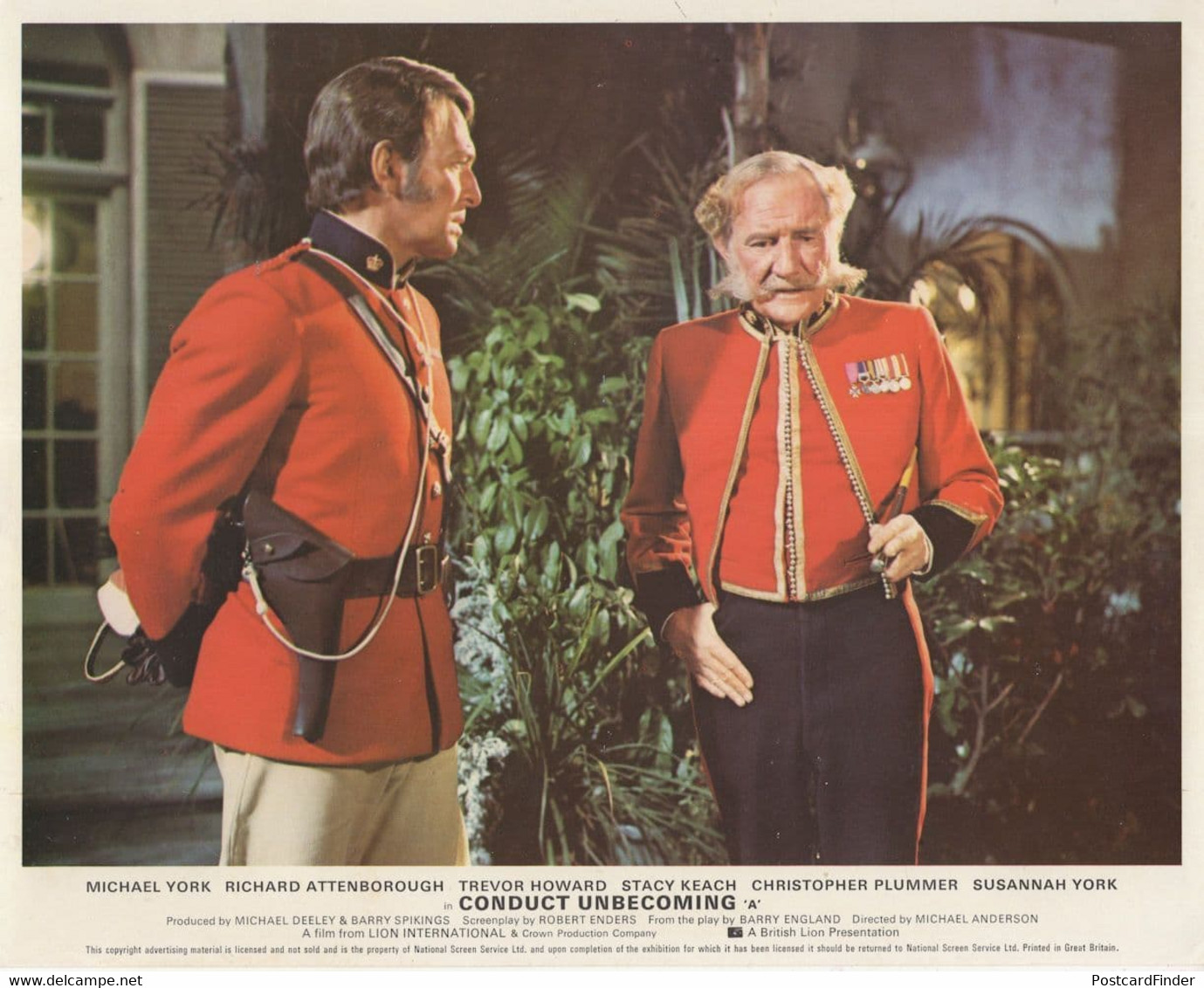 Richard Attenborough Conduct Unbecoming Cinema Film Lobby Card - Autographs