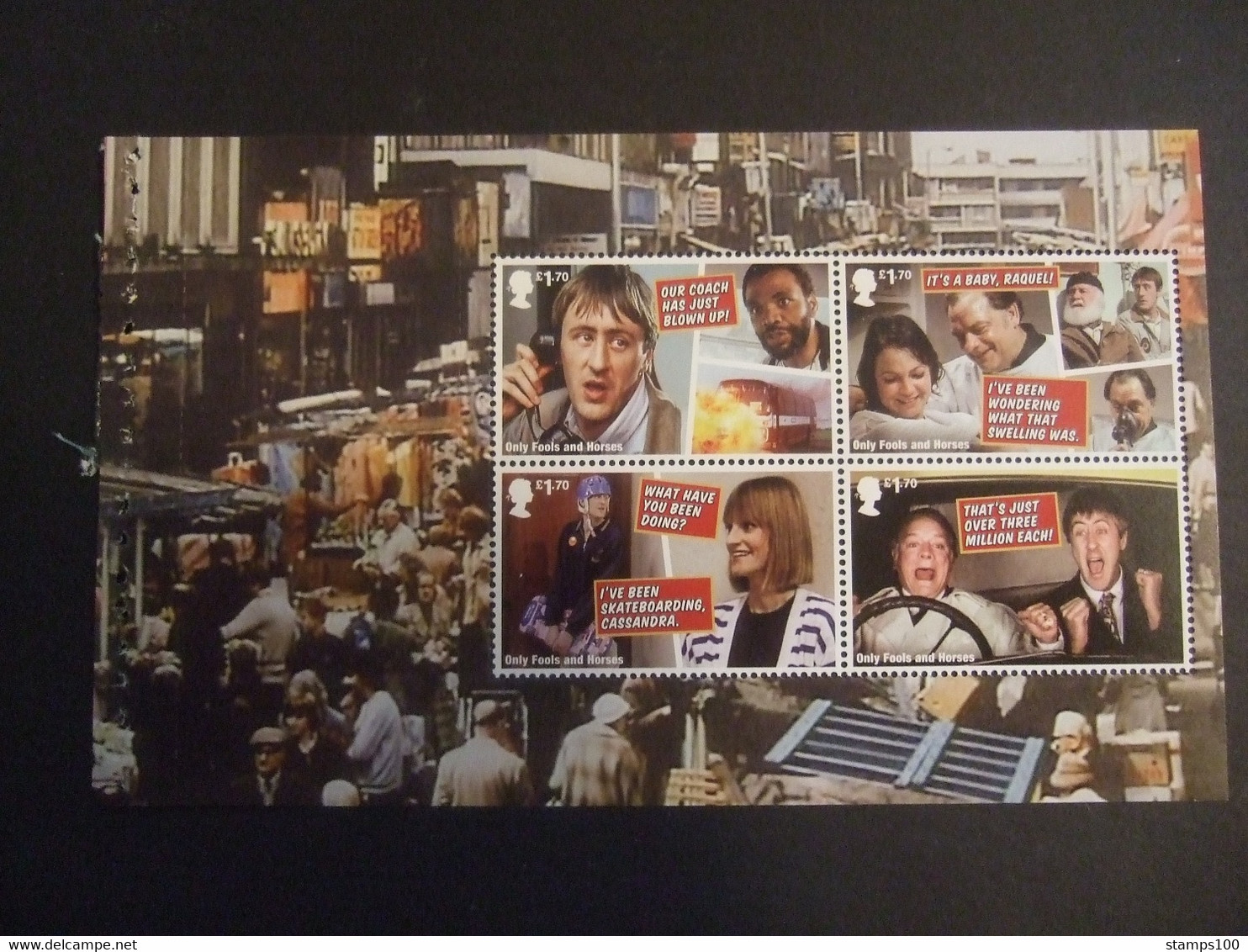 GREAT BRITAIN 2021 ONLY FOOLS AND HORSES PRESTIGE PANES 1 AND 4 UNMOUNTED MINT.(2 Pictures)  MNH **. (IS53-10) - Ohne Zuordnung