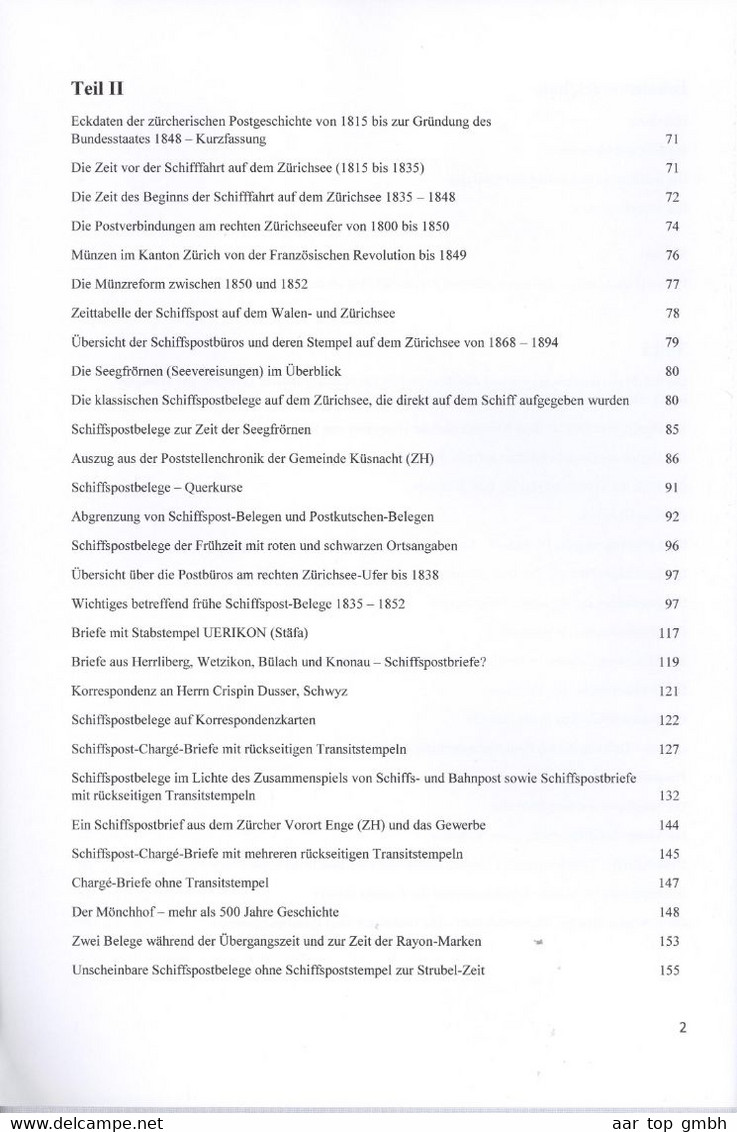 Schweiz, Die Schiffspost Auf Dem Walen- Und Zürichsee Band II Thomas Keller 241 Seiten 1133Gr - Autres & Non Classés