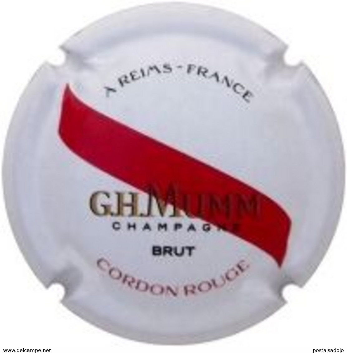 (54) PLACA. CAPSULE CHAMPAGNE ...   MUMM GH ET CIE  BRUT - LAMBERT 162 - Mumm GH Et Cie