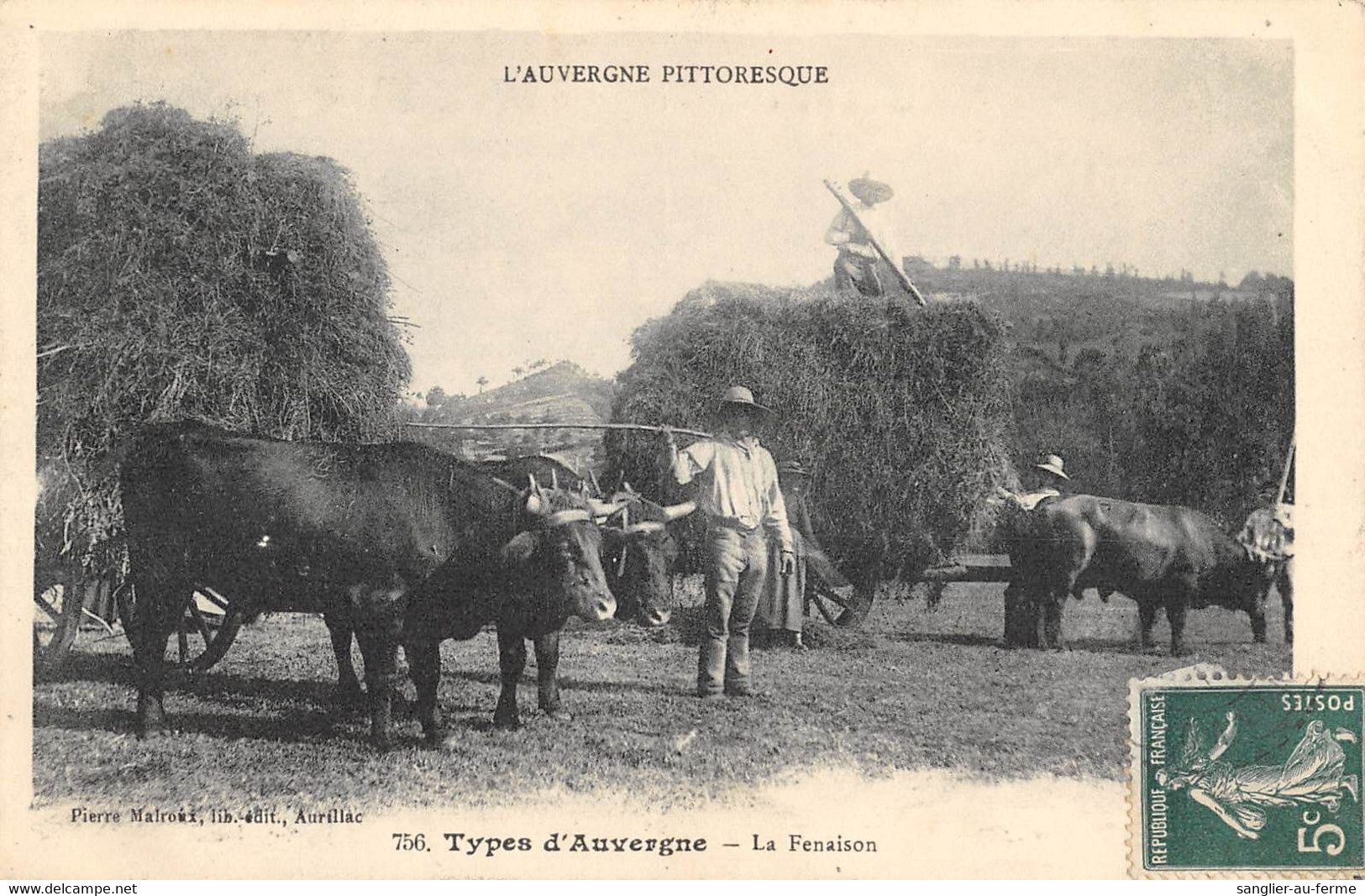 CPA 63 TYPES D'AUVERGNE LA FENAISON / AGRICULTURE - Altri & Non Classificati