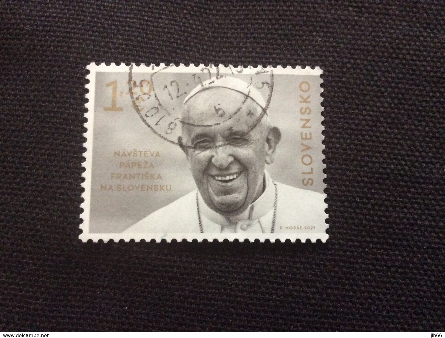 2021 Yvert 833 Oblitéré  Visite Du Pape François En Slovaquie Pope Francis Visit - Used Stamps