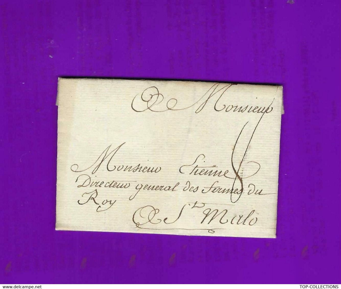 1762 de Paris par Levacher LETTRE  PACOTILLE COMMERCE AMERICAIN PIERRERIES TRAITE NEGRIERE  pour Estienne ST MALO