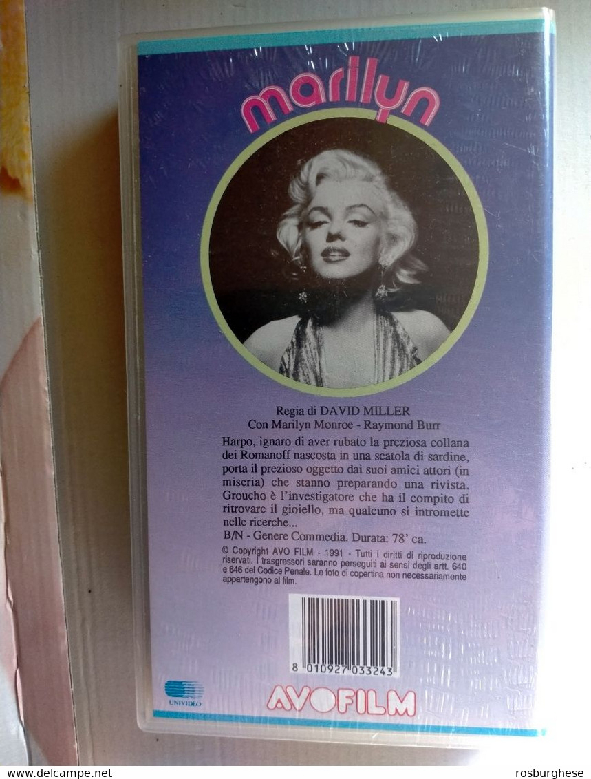 Marilyn Monroe 5 VHS