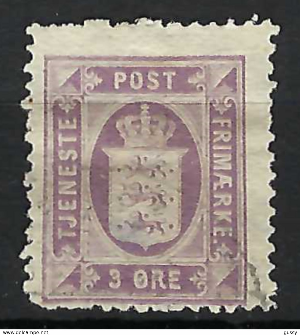 DANEMARK Service Ca.1890:  Le ZNr. 4 Obl. CAD - Service