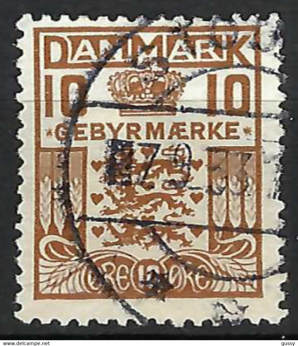 DANEMARK Taxe Ca.1930:  Le ZNr. 3 Obl. CAD - Postage Due