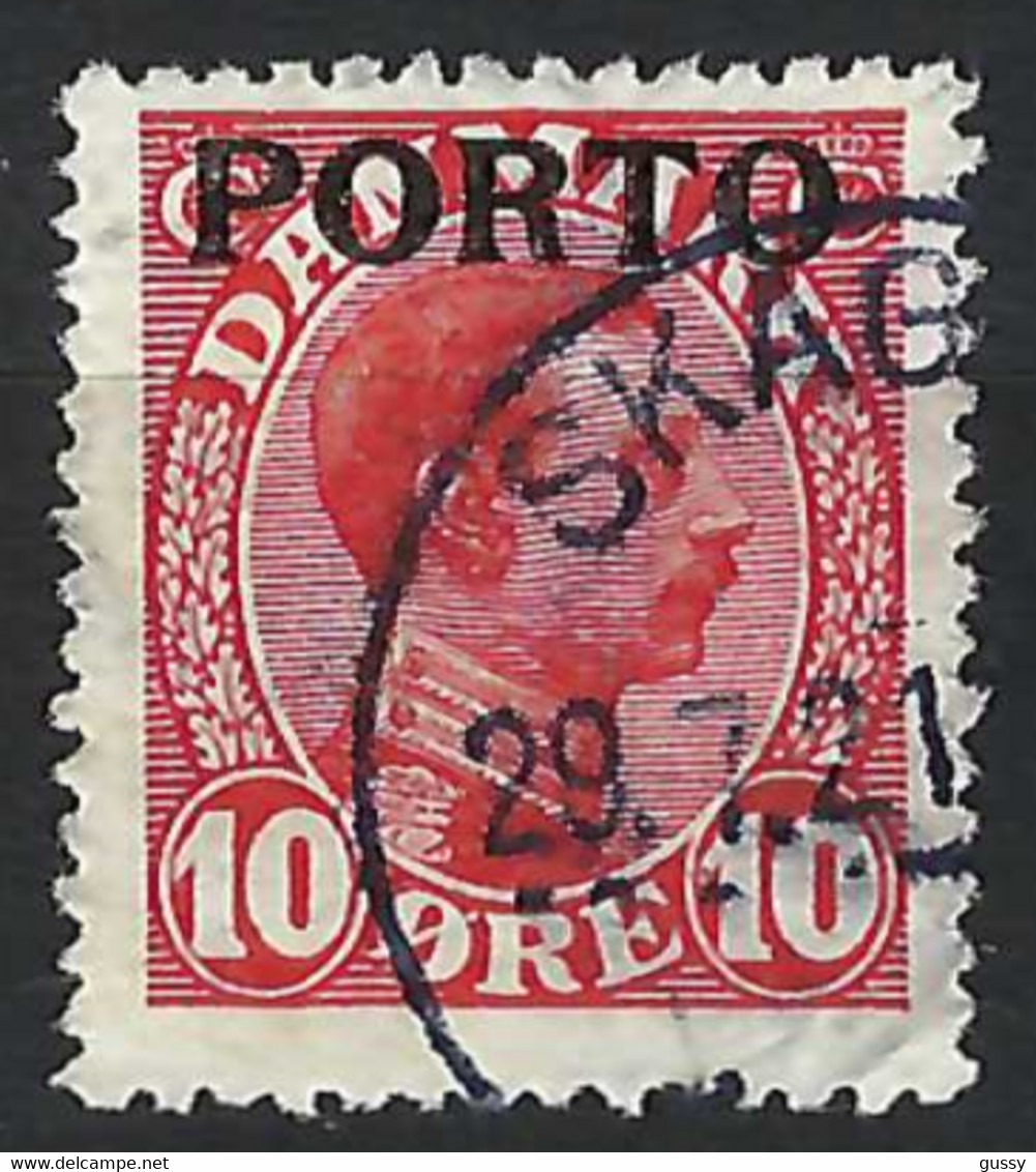 DANEMARK Taxe "PORTO" Ca.1922:  Le ZNr. 4 Obl. CAD - Postage Due