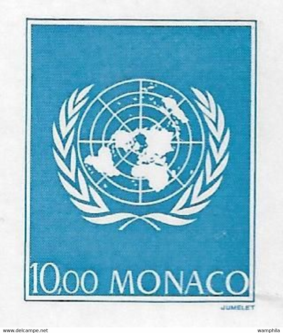 Monaco. Bloc Feuillet N°62a** Non Dentelé (Rainier III, O.N.U ) Cote 220€ - Ungebraucht