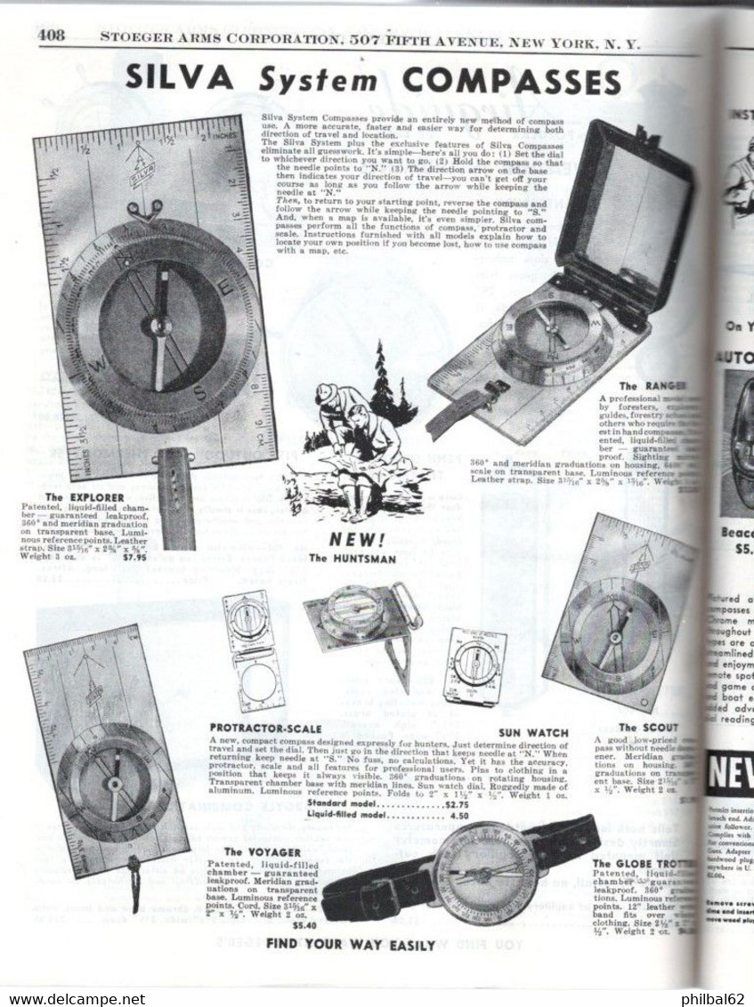 Catalogue 1951, The Shooter's Bible. Armes, munitions équipements pour la chasse et la pêche + nombreux autres articles.