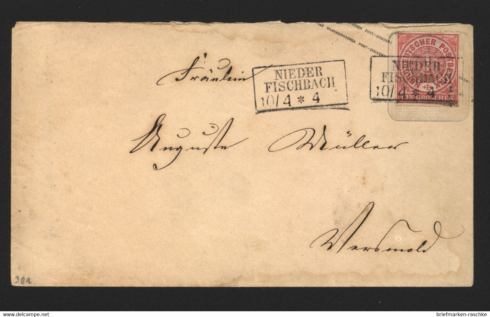 NDP,o,Nieder Fischbach  (217) - Postal  Stationery