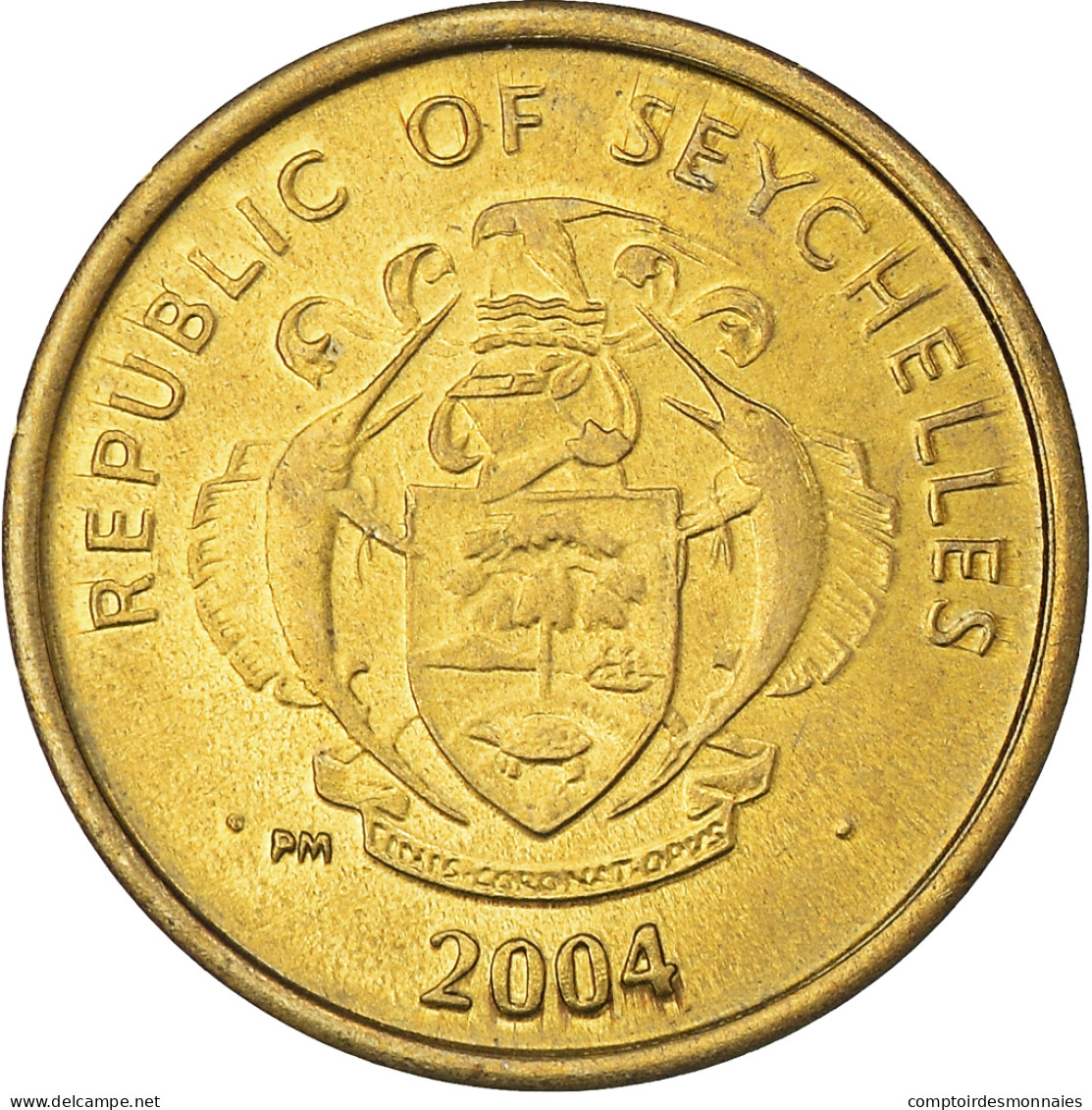 Monnaie, Seychelles, Cent, 2004, British Royal Mint, SUP+, Laiton, KM:46.2 - Seychelles