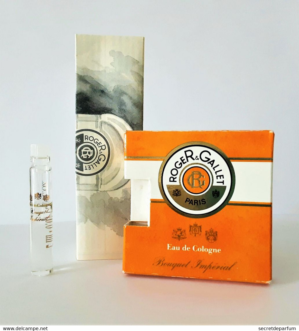 échantillons De Parfum  Tubes ROGER & GALLET  BOUQUET IMPERIAL  EDC  2 Ml MOITIE PLEINE - Parfumproben - Phiolen