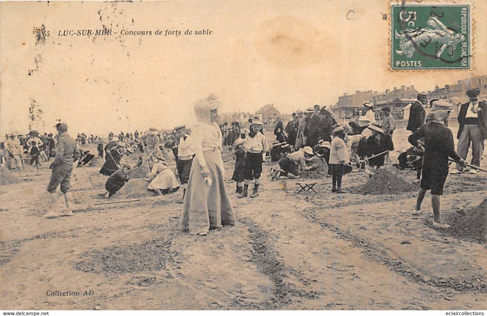 Luc Sur Mer            14        Concours De Forts Sur La Plage            (voir Scan) - Luc Sur Mer