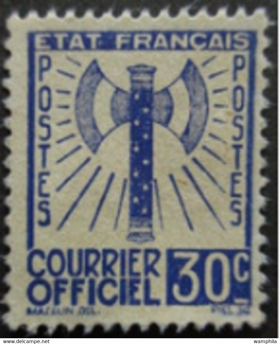 France Timbre De Service N°2 (*). Cote 40€ - Autres & Non Classés
