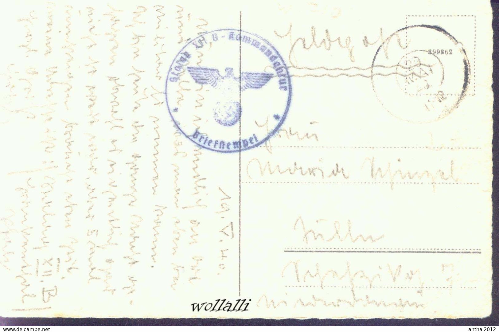 Rarität Wohnhäuser Am Wormser Tor Frankenthal Pfalz Feldpost Stempel 14.5.1940 - Frankenthal