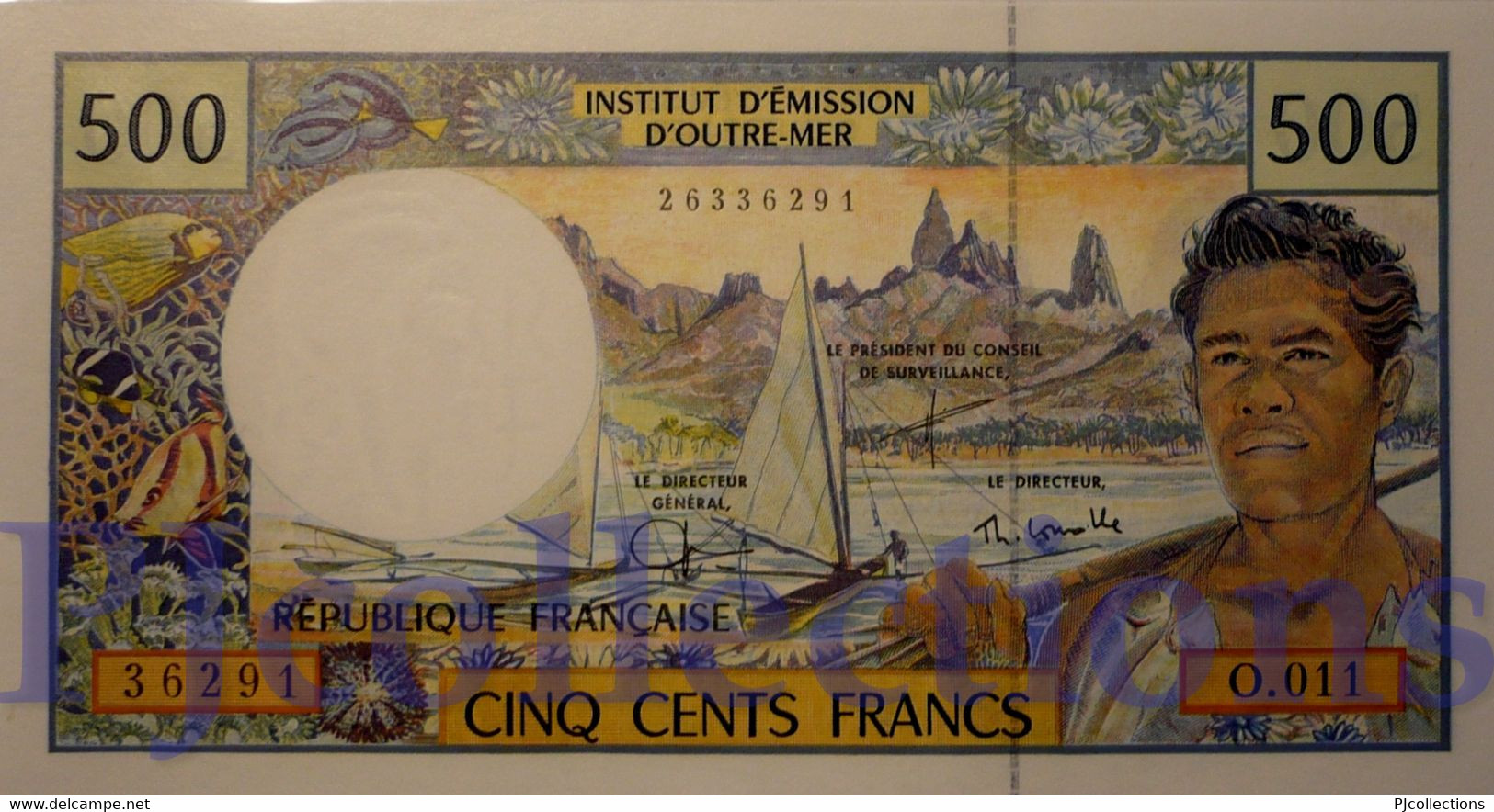 FRENCH PACIFIC TERRITORIES 500 FRANCS 1992 PICK 1e UNC - Französisch-Pazifik Gebiete (1992-...)