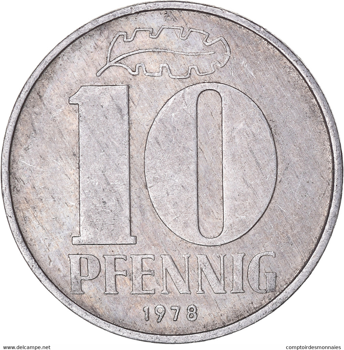 Monnaie, République Démocratique Allemande, 10 Pfennig, 1978 - 10 Pfennig