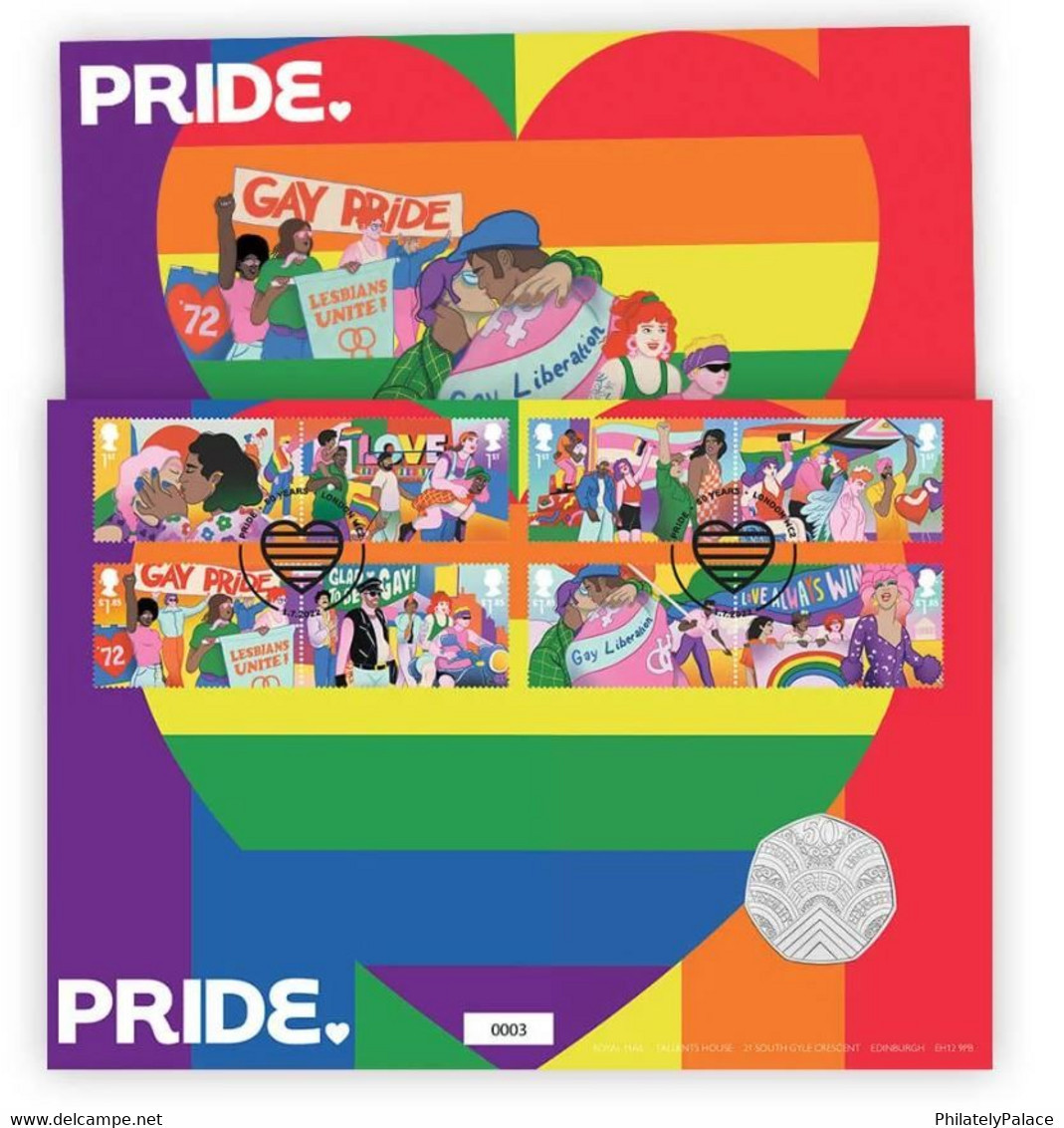 GB UK New *** 2022 Pride Lesbian And Gay Liberation , LGBT LGBTQ  , Collector's Sheet MNH (**) - Non Classés