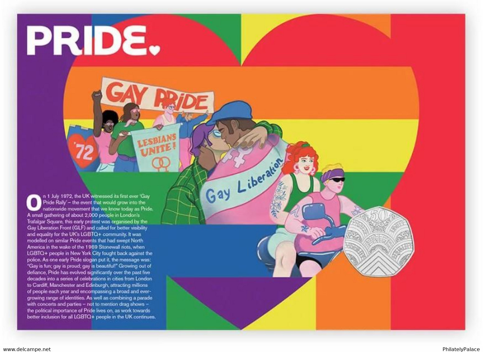 GB UK New *** 2022 Pride Lesbian And Gay Liberation , LGBT LGBTQ  , Collector's Sheet MNH (**) - Non Classés