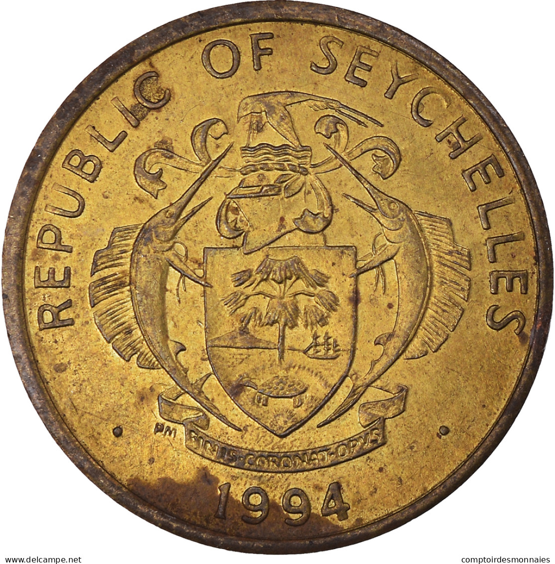 Monnaie, Seychelles, 10 Cents, 1994 - Seychelles