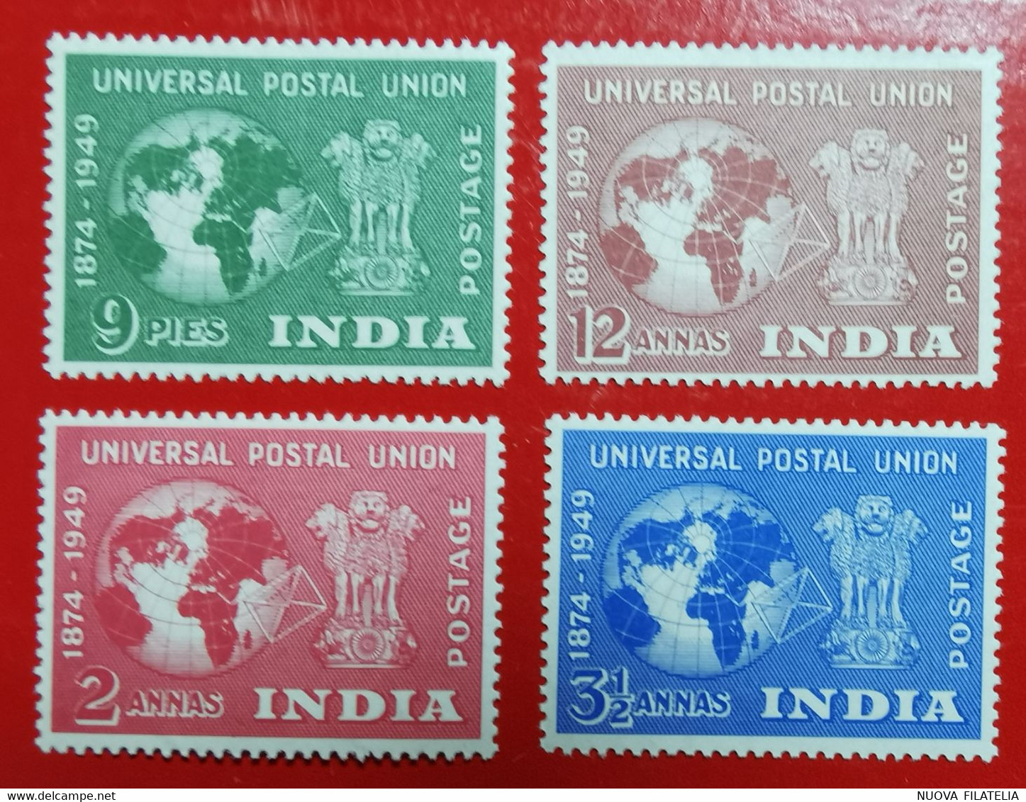 INDIA 1949 UPU - Unused Stamps
