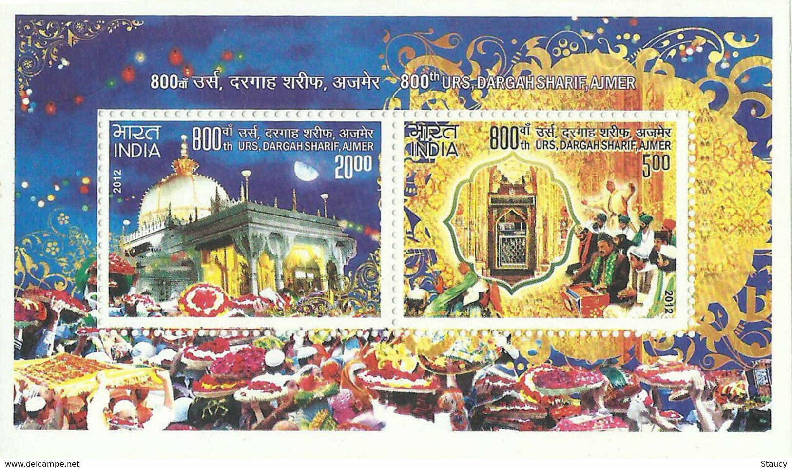 India 2012 Full set of Miniature sheets 6v Lighthouse Olympics Aviation Dargah MS MNH as per scan