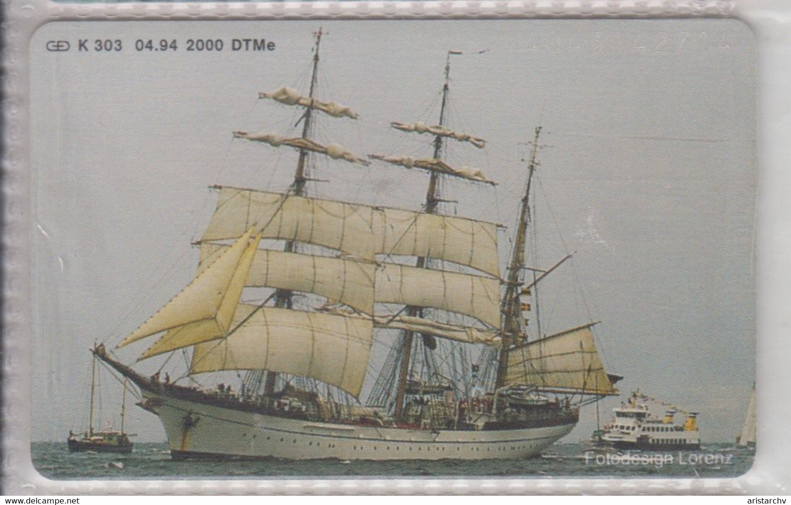 GERMANY 1994 SAILING SHIP KIELER WOCHE GORCH FOCK - Boats