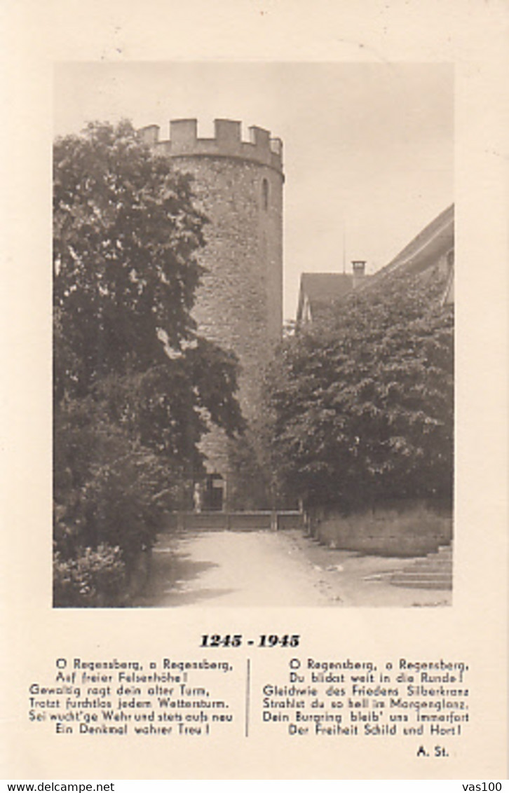 CPA REGENSBERG- THE CASTLE, TOWER - Regensberg