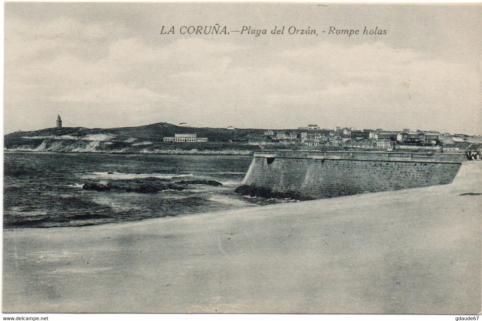 LA CORUNA - PLAYA DEL ORZAN - ROMPE HOLAS - La Coruña