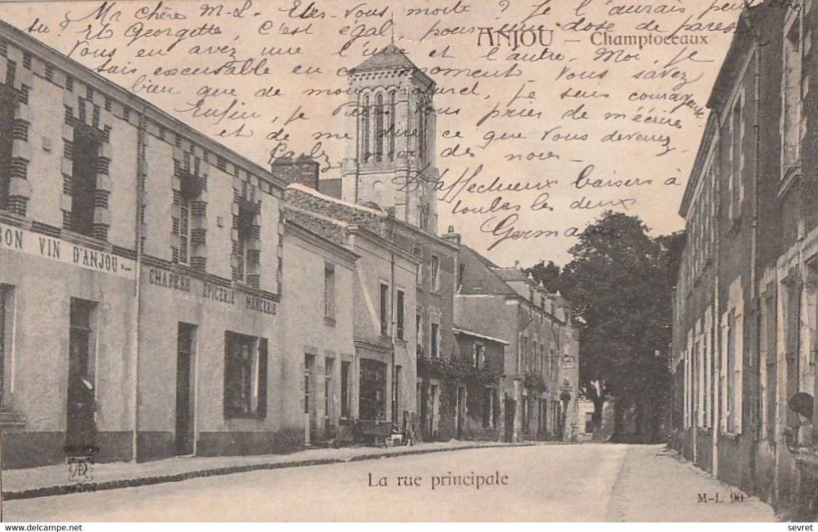 CHAMPTOCEAUX. - La Rue Principale - Champtoceaux