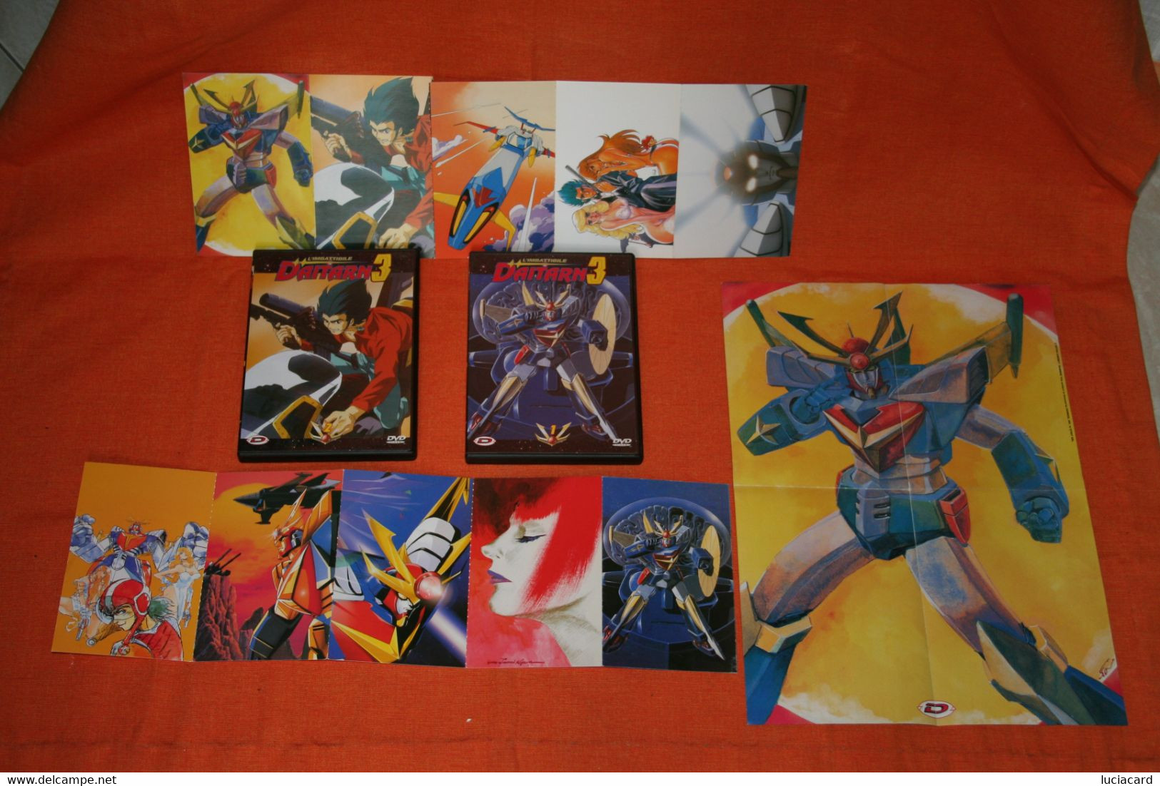 DAITARN 3 LOTTO 2 DVD + 10 CARTOLINE + MINI POSTER - Cartoons