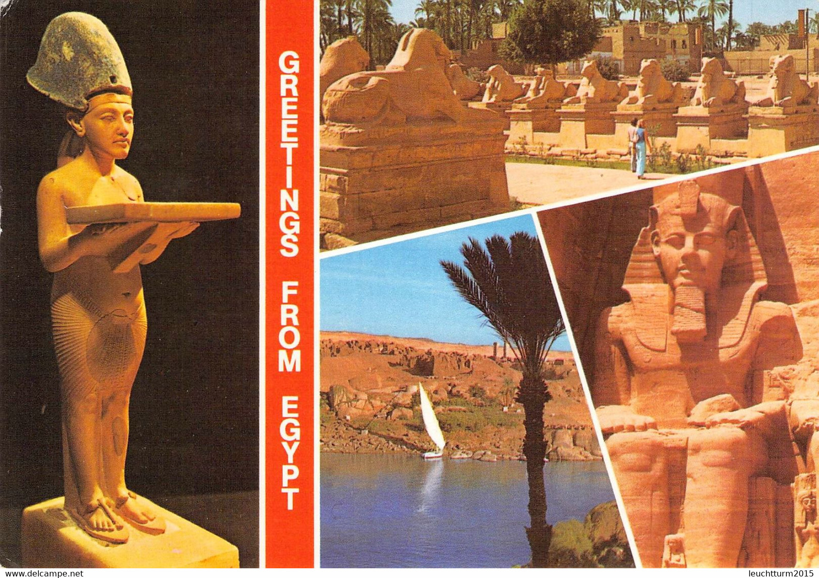 EGYPT - PICTURE POSTCARD 1988 > MÜHLACKER/DE / ZO326 - Briefe U. Dokumente