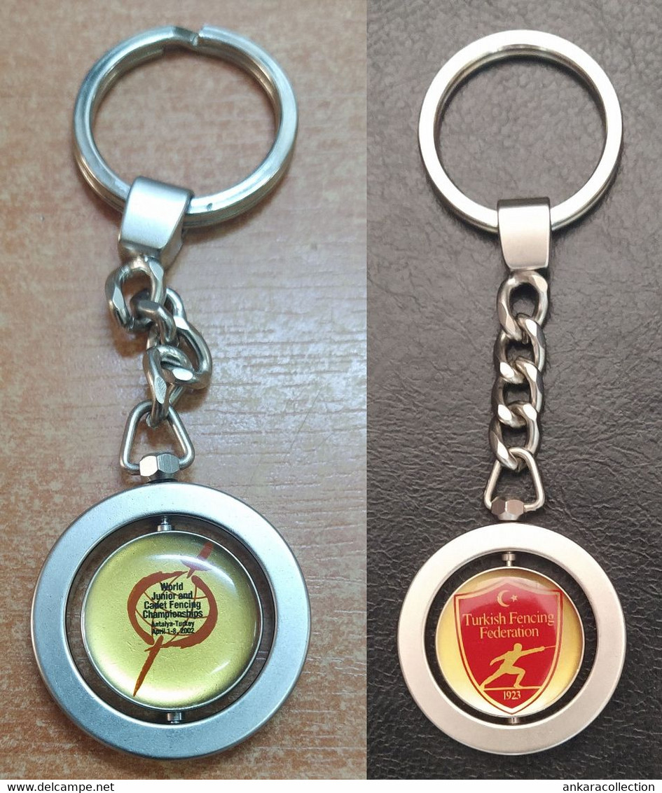 AC - WORLD JUNIOR & CADET FENCING CHAMPIONSHIPS ANTALYA - TURKEY 01 - 08 APRIL 2002 KEY RINGS - Escrime