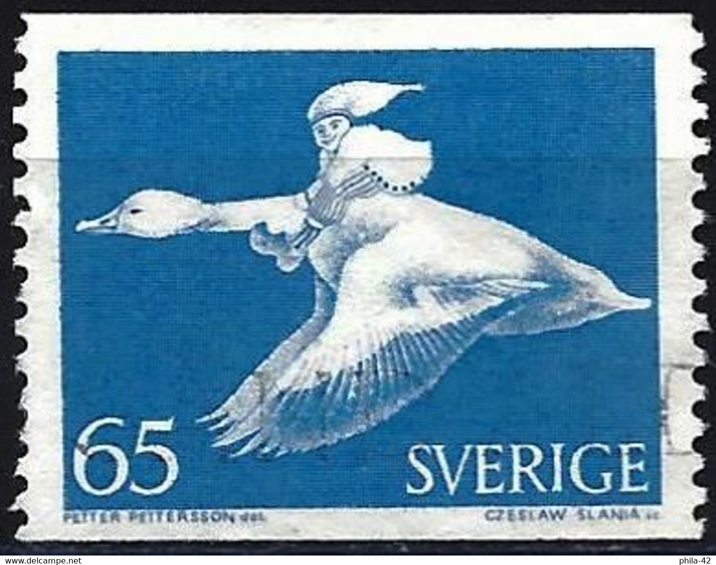 Sweden 1971 - Mi 733 YA - YT 707 ( Holgersson, Nils & Goose ) - Oche