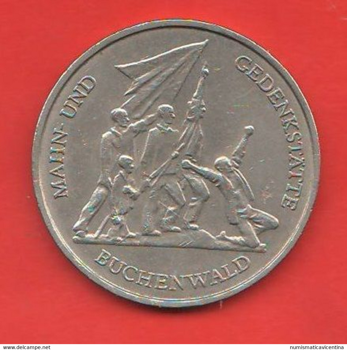 Germany Democratic Republic 10 Mark 1972 DDr Buchenwald Memorial Nichel Coin - Burundi