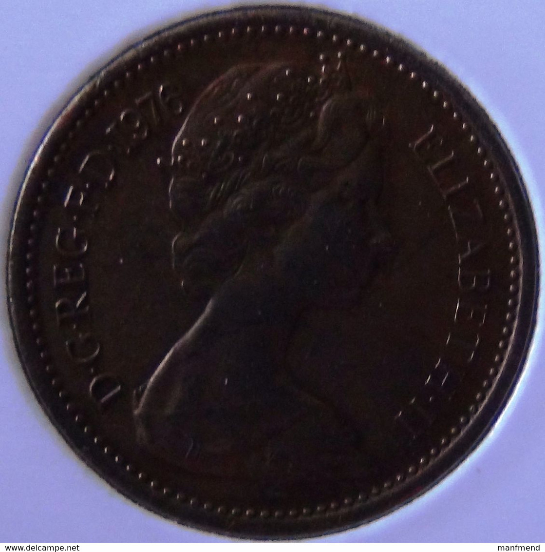 Great Britain - 1976 - 1/2 New Penny - KM 914 - Vz - 1/2 Penny & 1/2 New Penny