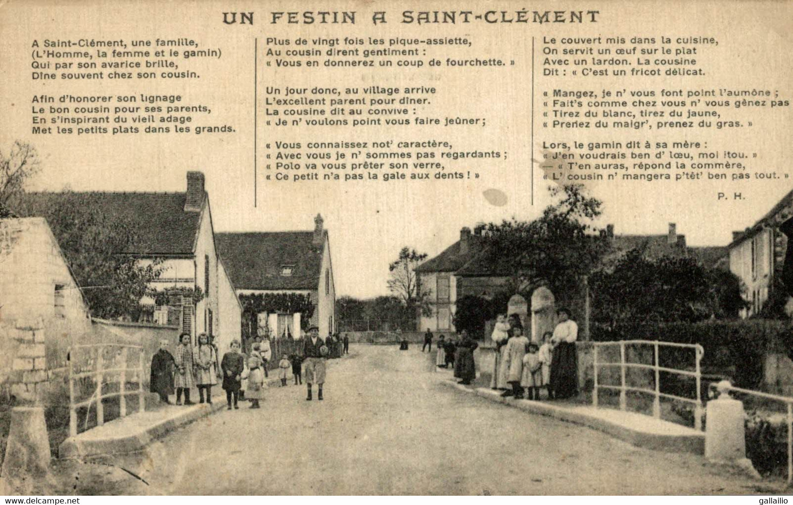 UN FESTIN A SAINT CLEMENT - Saint Clement