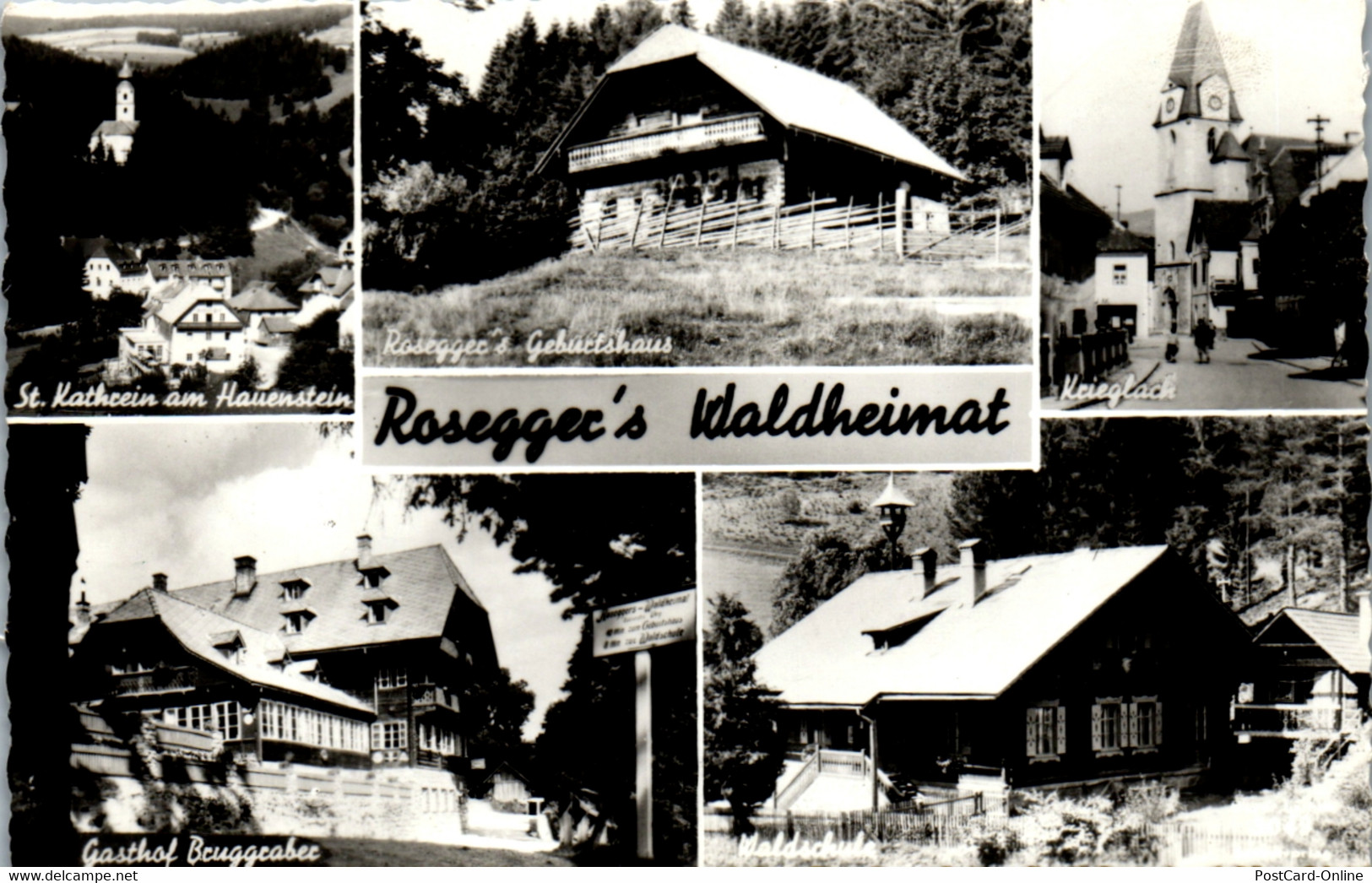 36606 - Steiermark - Krieglach , Alpl , Rosegger`s Waldheimat - Gelaufen 1965 - Krieglach